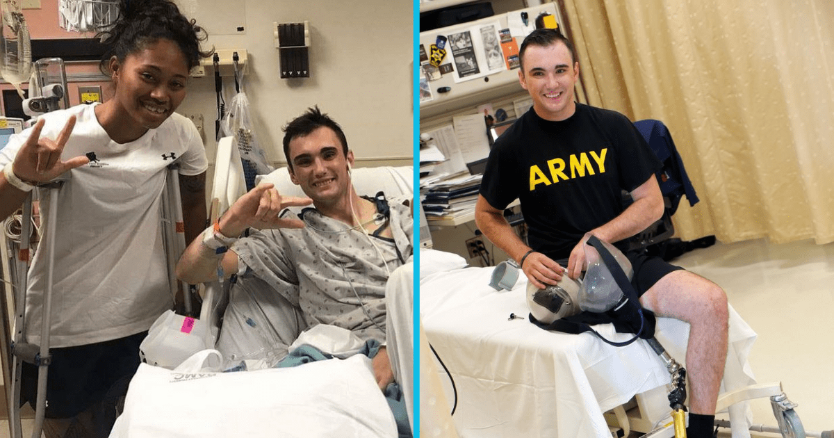 [caption id="attachment_12469" align="aligncenter" width="950"] Hero Soldier amputates his own leg to save the lives of his crew after tank accident - "Either I step up or we all die". Source: Defense.gov - Credit Corey Toye, Army[/caption]