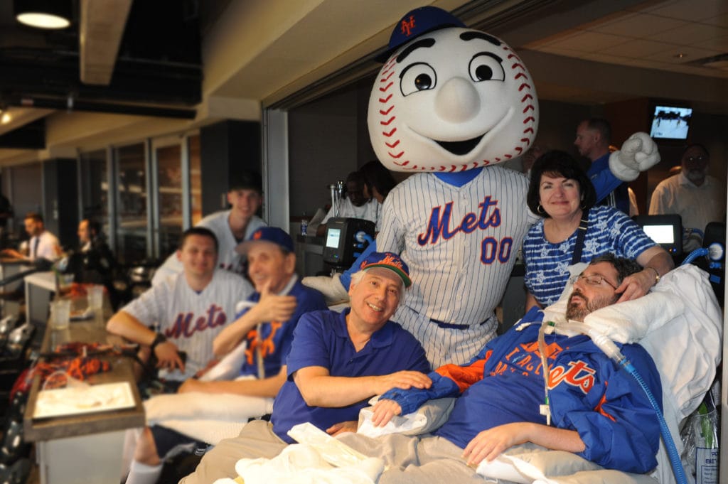 Nursing home patients who haven’t left the facility in 3 years, attend baseball game. 