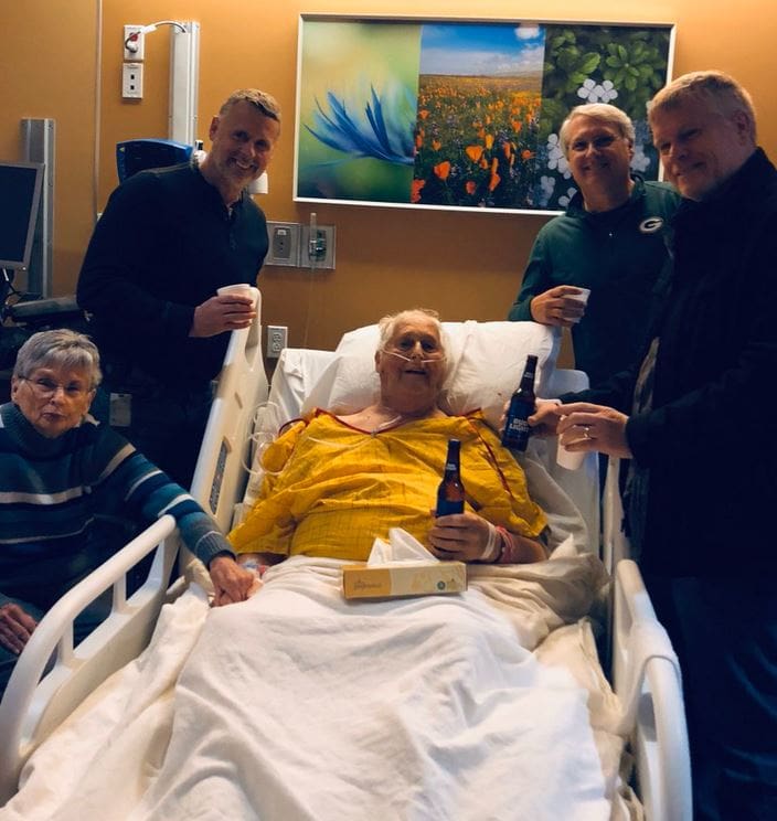 Terminally ill dad asks for just one thing before he dies – to have one last beer with his sons. 