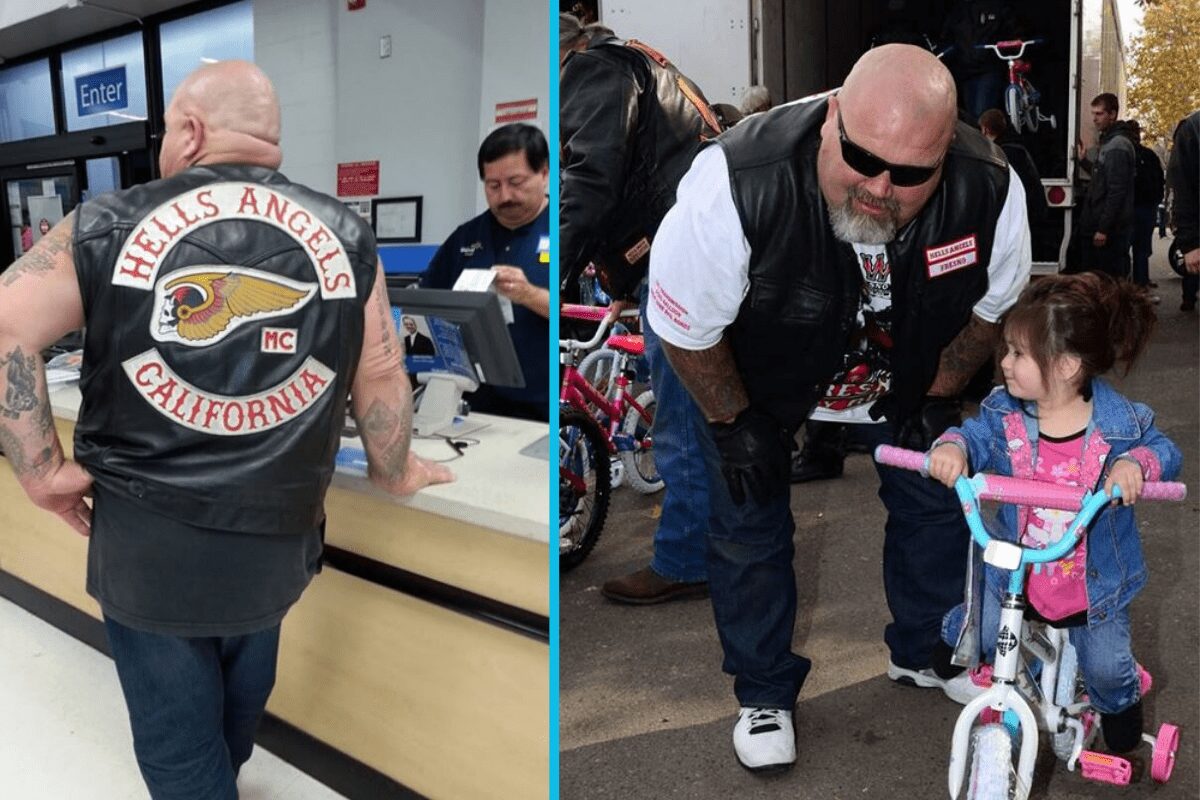 Hells Angels in Fresno buy every single bike at Walmart to give to less fortunate kids this holiday season