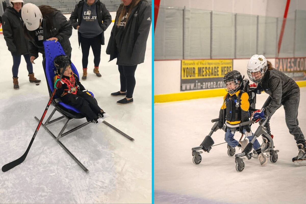 Mom of Child with Cerebral Palsy Starts a Special Hockey Team to Give Disabled Children a Chance to Play.
