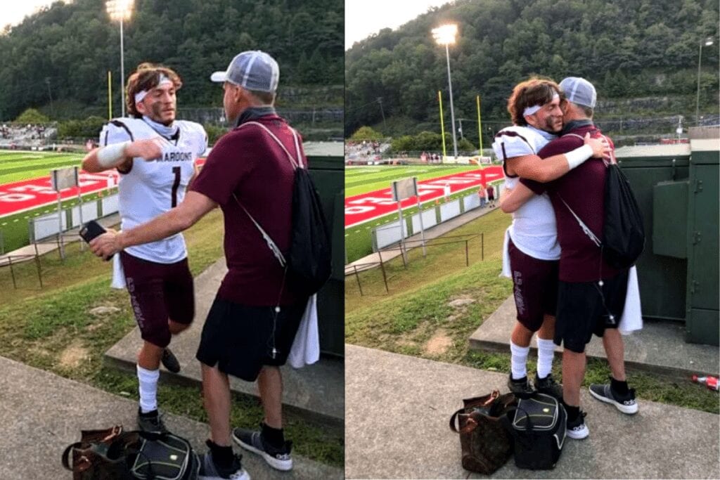 Nurse arranges plane to fly terminally ill father to see his son play football one last time: "I was just so happy”. 