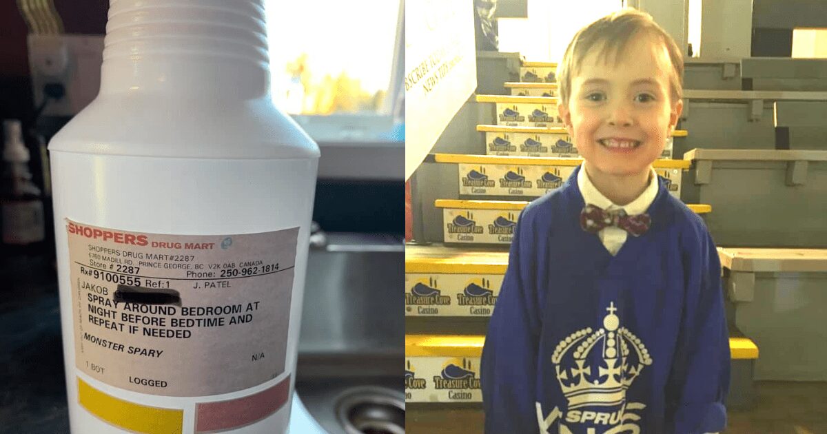Mom and local pharmacist invent ‘monster spray’ to help 7-year-old fight the fear of monsters under his bed
