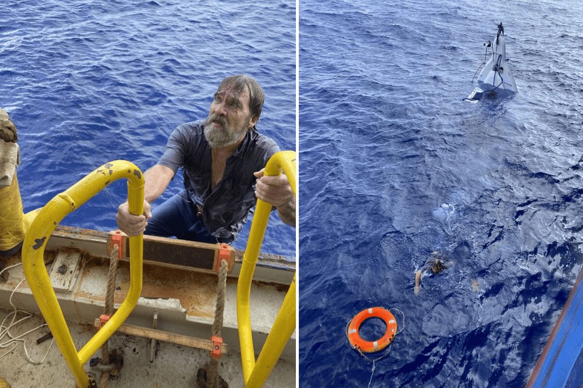 62-year-old missing boater miraculously rescued 86 miles off the coast of Florida.