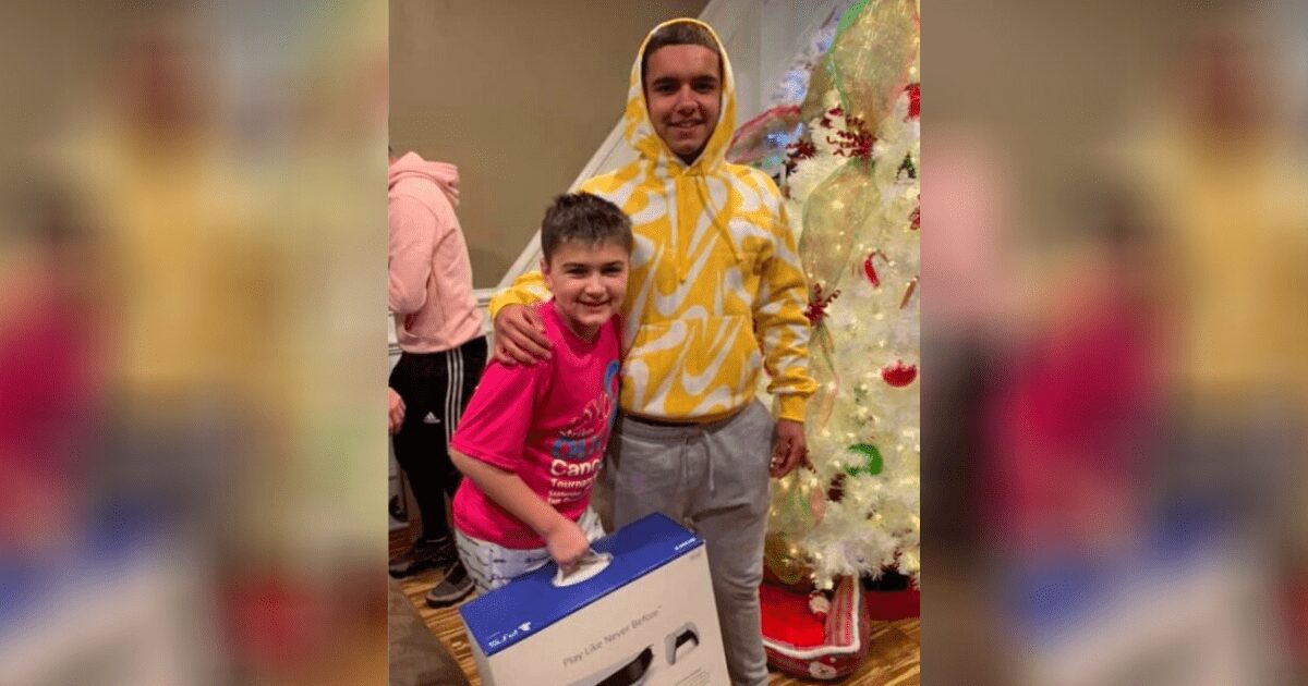 Teen wins sold out PlayStation 5 in raffle then gifts it to his 10-year-old neighbor battling brain cancer