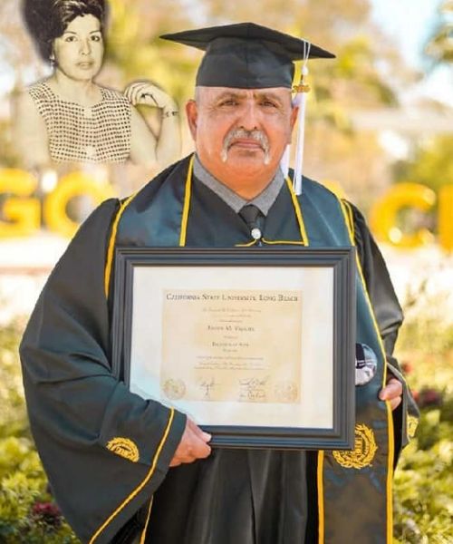 Man who spent 30 years of his adult life in prison graduates with honors from Cal State Long Beach.
