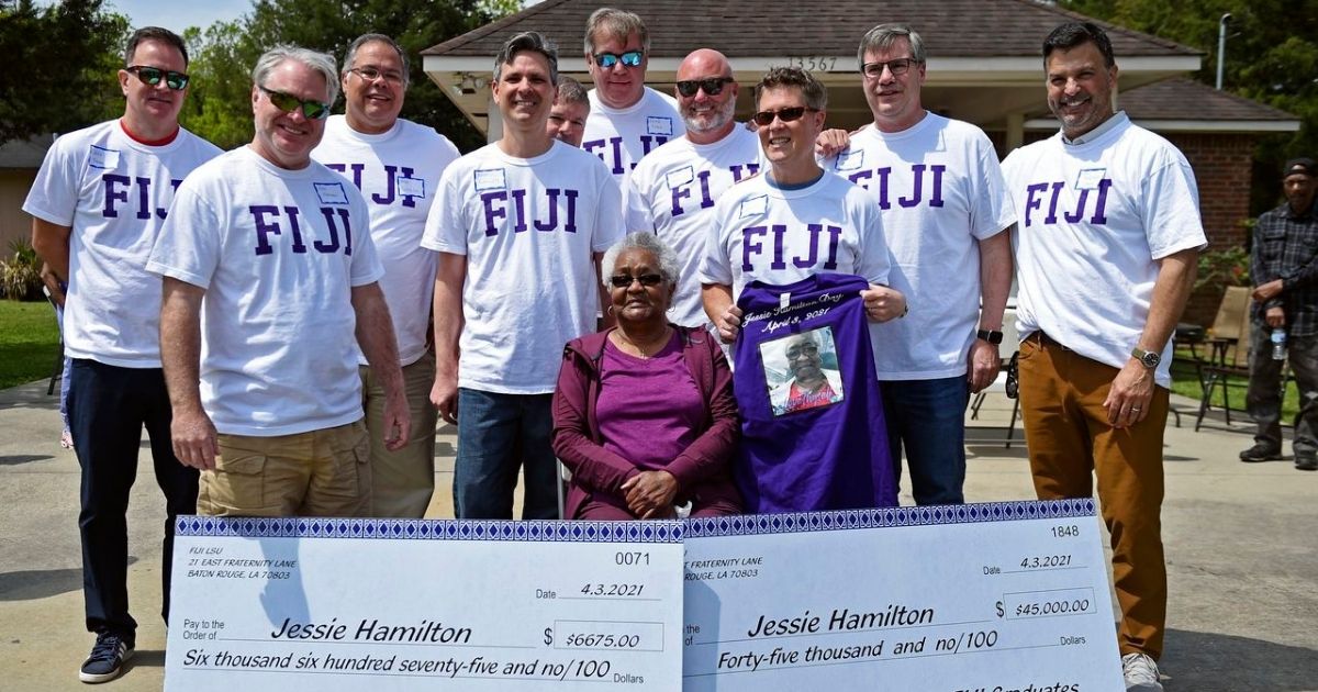 LSU Frat Brothers Pay Off Mortgage of Beloved House Cook 3 Decades Later.
