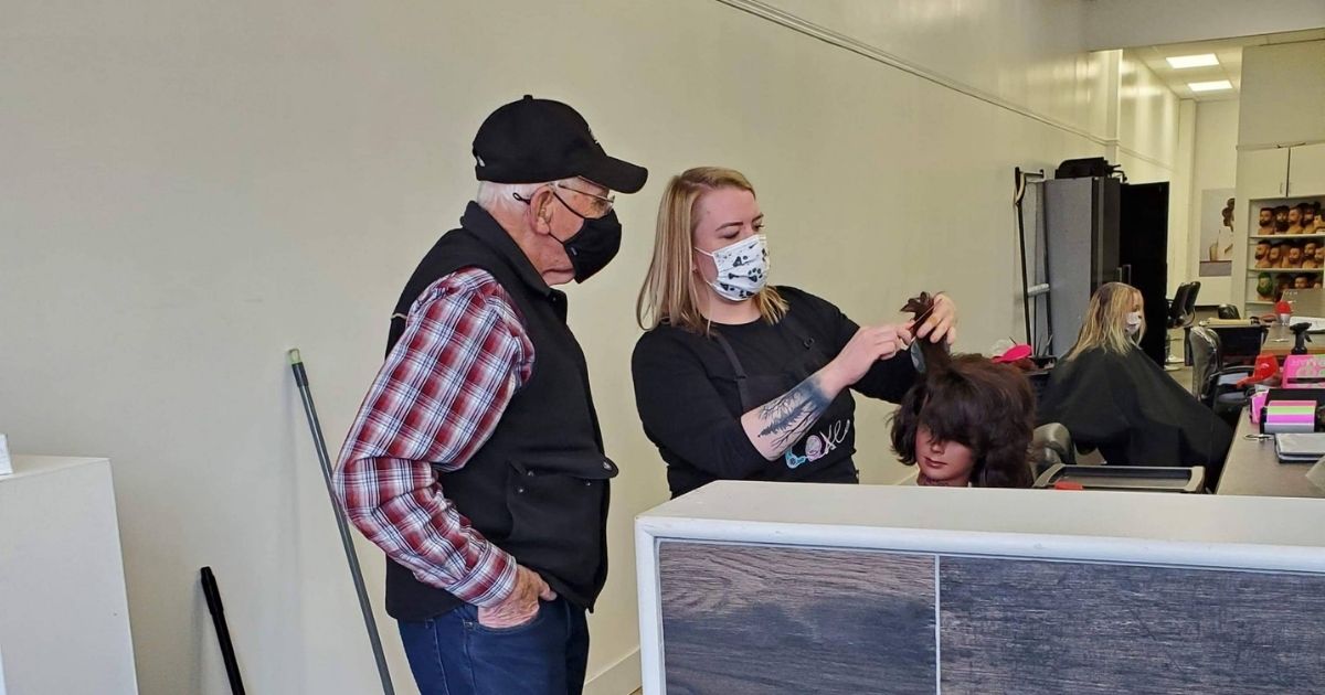 79-year-old man attends beauty school to learn how to do his wife’s hair after her vision declined