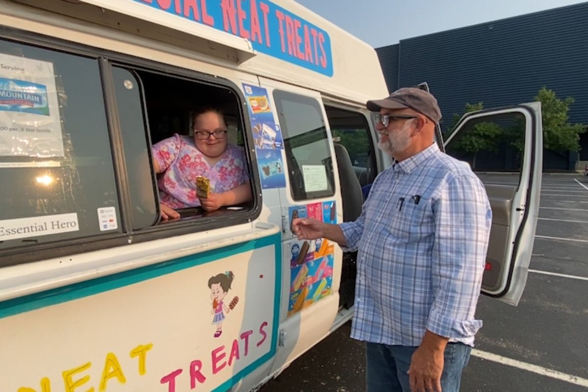 Dad buys ice cream truck and hires his two kids with Down syndrome to inspire others with special needs