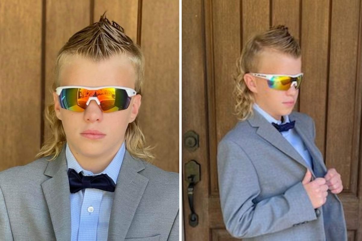 11-year-old Arkansas boy wins USA Mullet Championship & donates prize money to foster care.