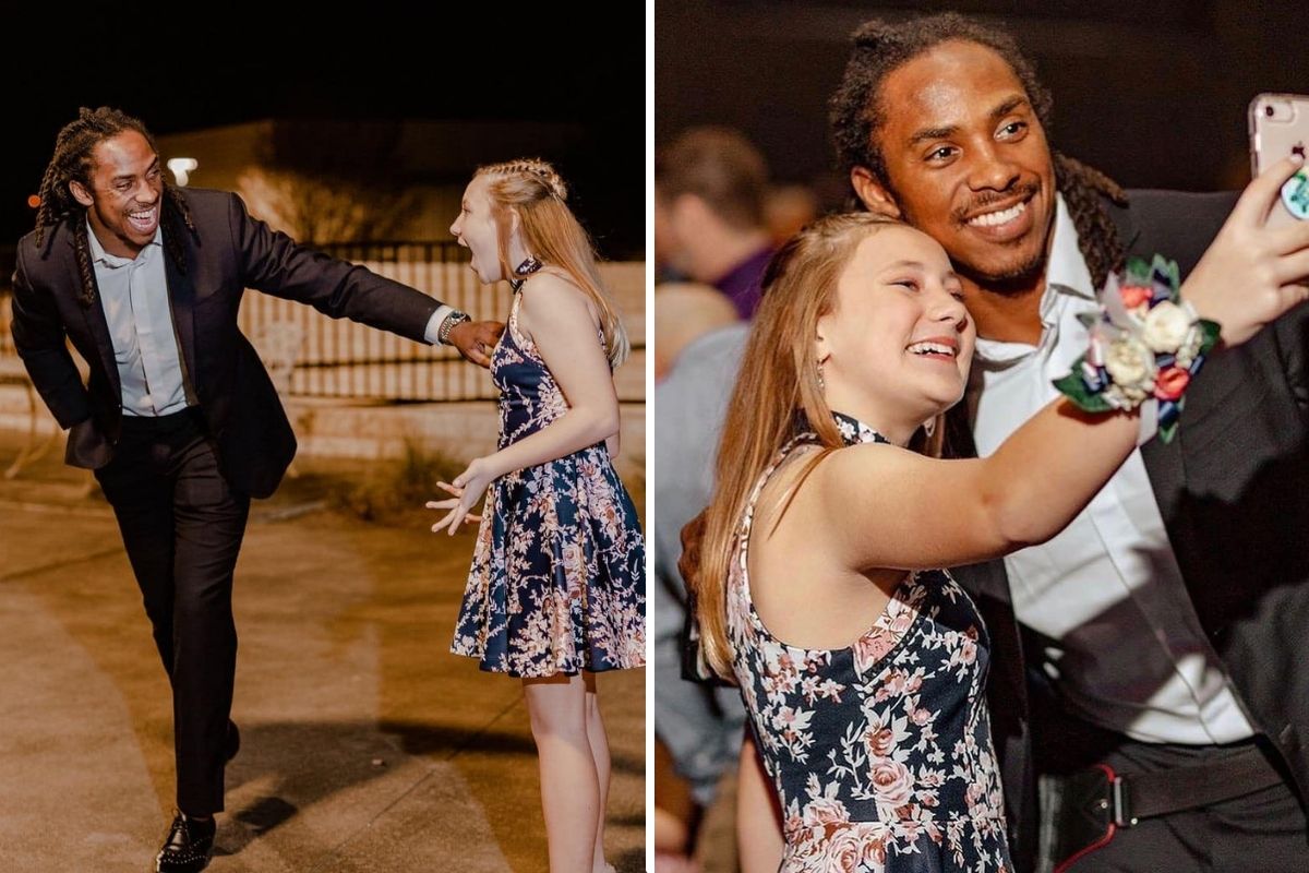 Eagles safety Anthony Harris takes 11-year-old Texas girl to daddy-daughter dance after her dad passed.