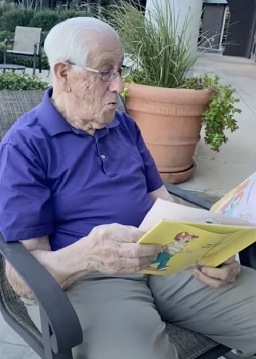 99-year-old WWII veteran becomes children’s book author to help kids learn to read.